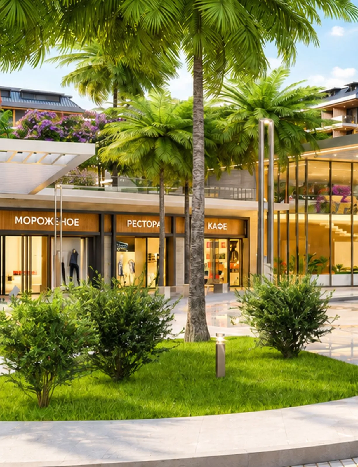 Cafes, restaurants and shops near 23 Square